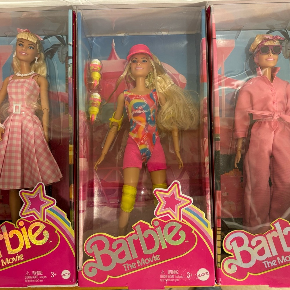 Barbie Movie Collectable Dolls. Lot of 3. Brand New in Box.